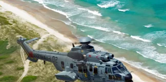 Novo helicóptero reforça serviço de resgate da Marinha no Sul do Brasil