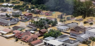 Enchentes em SC em novembro de 2023