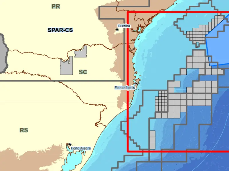 Blocos para exploração de petróleo e gás em SC