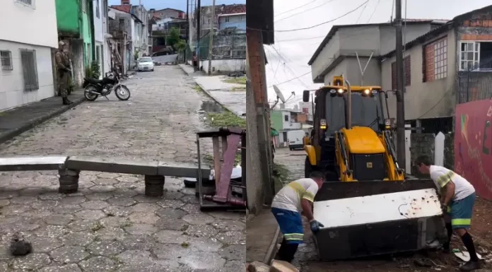 Barricadas são desfeitas na comunidade do Monte Cristo