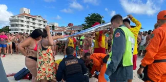 Argentino de 63 anos morre após mal súbito na praia de Canasvieiras