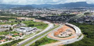 Intersecção da BR-101 com o Contorno Viário