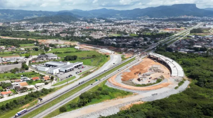 Intersecção da BR-101 com o Contorno Viário