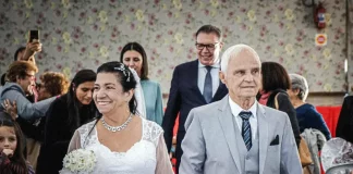 Casamento de idosos no Cati de São José