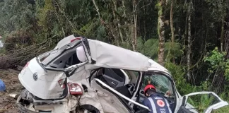 Acidente em Rancho Queimado resulta em duas mortes