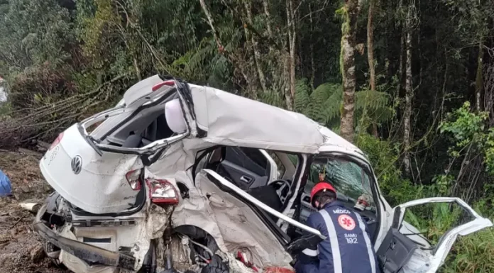 Acidente em Rancho Queimado resulta em duas mortes