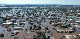 Canoas inundada