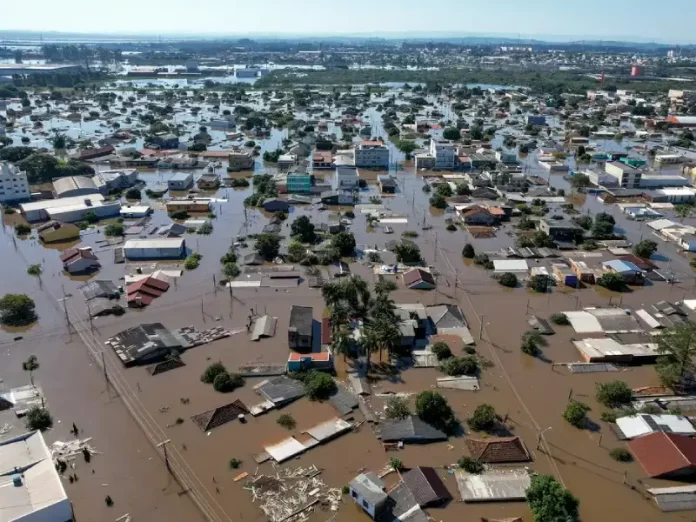 Canoas inundada